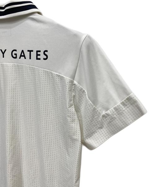 PEARLY GATES（パーリーゲイツ）PEARLY GATES (パーリーゲイツ) ポロシャツ ホワイト サイズ:5の古着・服飾アイテム