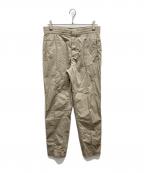 ZEGNAゼニア）の古着「Beige Stretch Cotton Joggers」｜ベージュ
