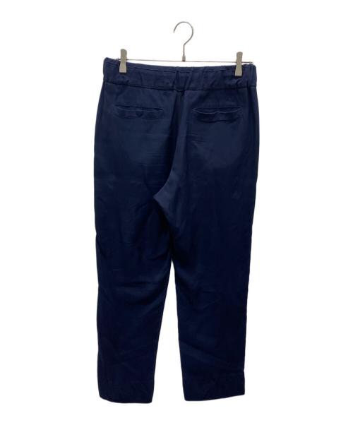 GIORGIO ARMANI（ジョルジョアルマーニ）GIORGIO ARMANI (ジョルジョアルマーニ) ドローストリング スラックスパンツ ネイビー サイズ:46の古着・服飾アイテム