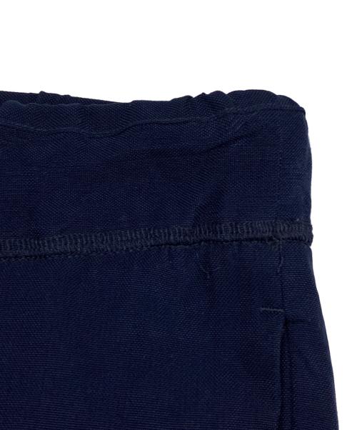 GIORGIO ARMANI（ジョルジョアルマーニ）GIORGIO ARMANI (ジョルジョアルマーニ) ドローストリング スラックスパンツ ネイビー サイズ:46の古着・服飾アイテム