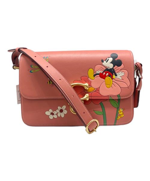 COACH（コーチ）COACH (コーチ) Disney (ディズニー) ストゥディオ ショルダー バッグ / ミッキーマウス アンド フラワー ピンク 未使用品の古着・服飾アイテム