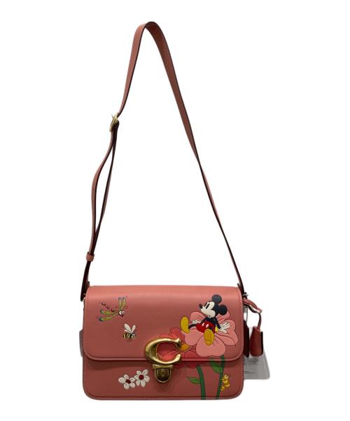 COACH（コーチ）COACH (コーチ) Disney (ディズニー) ストゥディオ ショルダー バッグ / ミッキーマウス アンド フラワー ピンク 未使用品の古着・服飾アイテム