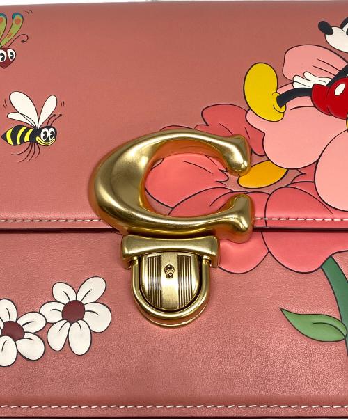 COACH（コーチ）COACH (コーチ) Disney (ディズニー) ストゥディオ ショルダー バッグ / ミッキーマウス アンド フラワー ピンク 未使用品の古着・服飾アイテム