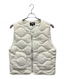 stussy（ステューシー）の古着「Recycled Nylon Liner Vest」｜ホワイト