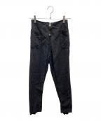 MM6 Maison Margielaエムエムシックスメゾンマルジェラ）の古着「Waist Zip Pants」｜ブラック
