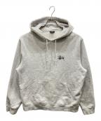 stussyステューシー）の古着「Basic Stussy Hood」｜グレー