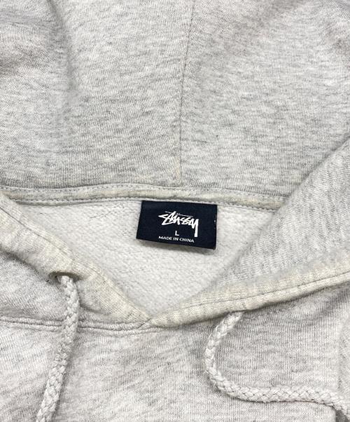 stussy（ステューシー）stussy (ステューシー) Basic Stussy Hood グレー サイズ:Lの古着・服飾アイテム