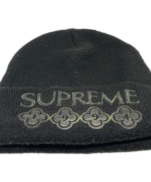 SUPREME（シュプリーム）Supreme (シュプリーム) ニット帽 ブラックの古着・服飾アイテム