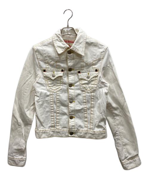 TRUE RELIGION（トゥルー レリジョン）TRUE RELIGION (トゥルー レリジョン) デニムジャケット ホワイト サイズ:Sの古着・服飾アイテム