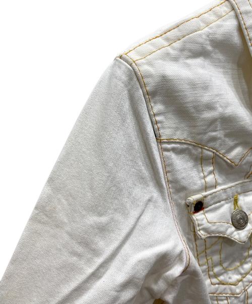 TRUE RELIGION（トゥルー レリジョン）TRUE RELIGION (トゥルー レリジョン) デニムジャケット ホワイト サイズ:Sの古着・服飾アイテム