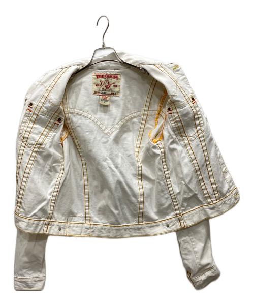 TRUE RELIGION（トゥルー レリジョン）TRUE RELIGION (トゥルー レリジョン) デニムジャケット ホワイト サイズ:Sの古着・服飾アイテム