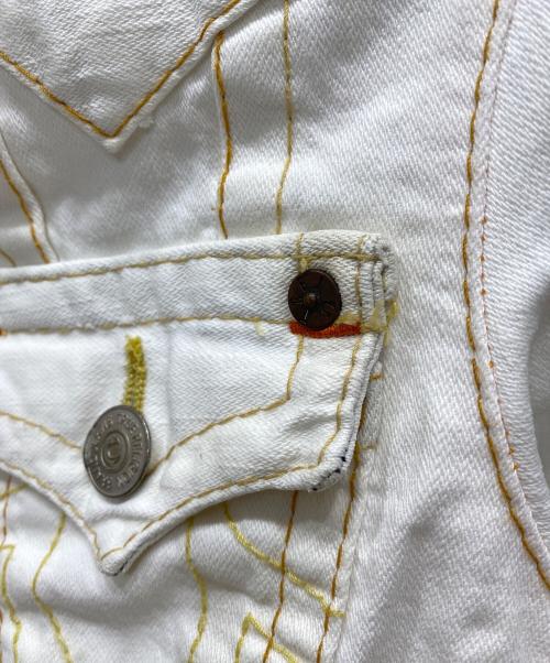 TRUE RELIGION（トゥルー レリジョン）TRUE RELIGION (トゥルー レリジョン) デニムジャケット ホワイト サイズ:Sの古着・服飾アイテム