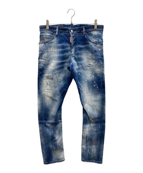 DSQUARED2（ディースクエアード）DSQUARED2 (ディースクエアード) Sexy Twist Jean ブルー サイズ:48の古着・服飾アイテム