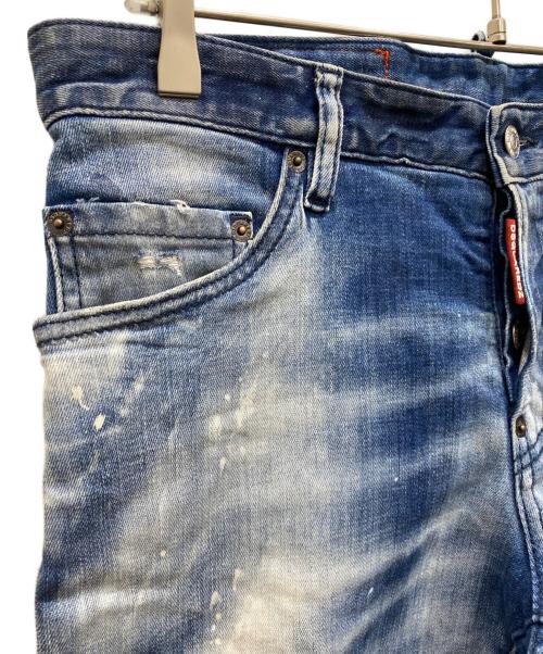 DSQUARED2（ディースクエアード）DSQUARED2 (ディースクエアード) Sexy Twist Jean ブルー サイズ:48の古着・服飾アイテム