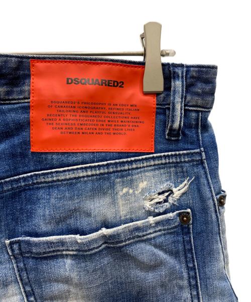 DSQUARED2（ディースクエアード）DSQUARED2 (ディースクエアード) Sexy Twist Jean ブルー サイズ:48の古着・服飾アイテム
