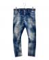DSQUARED2（ディースクエアード）の古着「Sexy Twist Jean」｜ブルー
