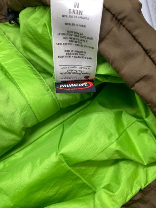 Patagonia（パタゴニア）Patagonia (パタゴニア) マイクロパフベスト ブラウン サイズ:Mの古着・服飾アイテム