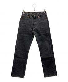 LEVI'S（リーバイス）の古着「90’s 501先染めデニムパンツ」｜ブラック