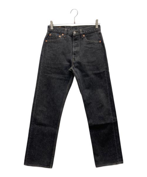LEVI'S（リーバイス）LEVI'S (リーバイス) 90’s 501先染めデニムパンツ ブラック サイズ:Ｓの古着・服飾アイテム