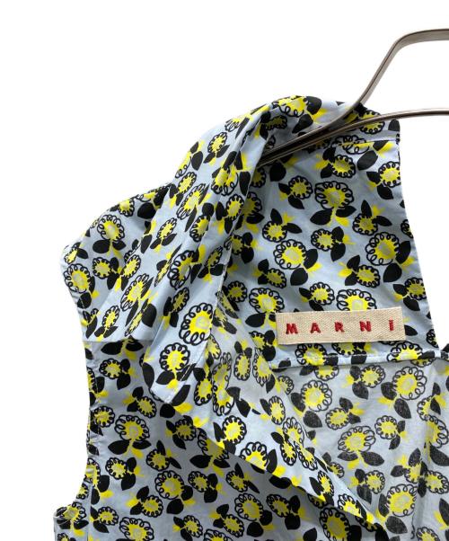 MARNI（マルニ）MARNI (マルニ) ノースリーブシャツ ブルー サイズ:40の古着・服飾アイテム