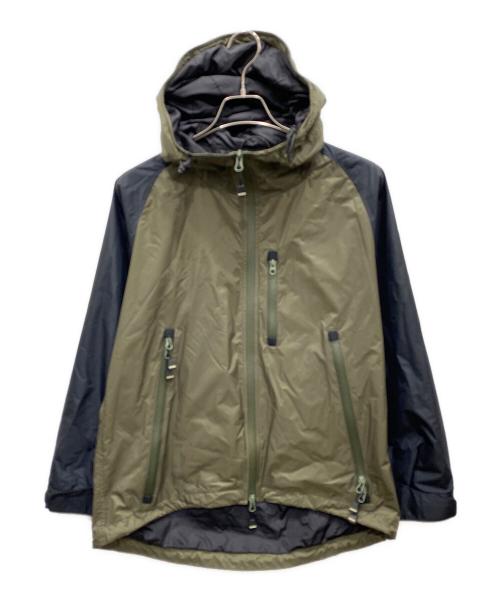 NANGA（ナンガ）NANGA (ナンガ) GrandPARK 別注オーロラシェルジャケット ブラック×オリーブ サイズ:46の古着・服飾アイテム