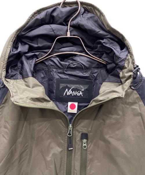 NANGA（ナンガ）NANGA (ナンガ) GrandPARK 別注オーロラシェルジャケット ブラック×オリーブ サイズ:46の古着・服飾アイテム
