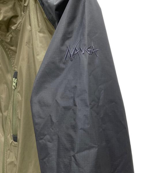 NANGA（ナンガ）NANGA (ナンガ) GrandPARK 別注オーロラシェルジャケット ブラック×オリーブ サイズ:46の古着・服飾アイテム