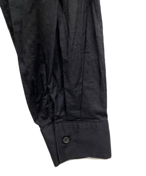 freada（フリーダ）Freada (フリーダ) レース刺繍パッチワークシャツ ブラック サイズ:ONE SIZEの古着・服飾アイテム