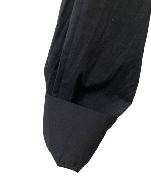 freada（フリーダ）Freada (フリーダ) レース刺繍パッチワークシャツ ブラック サイズ:ONE SIZEの古着・服飾アイテム