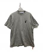 OFFWHITEオフホワイト）の古着「アロープリント Tシャツ」｜グレー