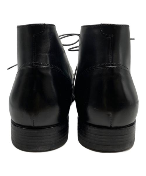 ERMENEGILDO ZEGNA（エルメネジルド・ゼニア）ERMENEGILDO ZEGNA (エルメネジルド・ゼニア) チャッカーブーツ ブラック サイズ:8 1/2の古着・服飾アイテム