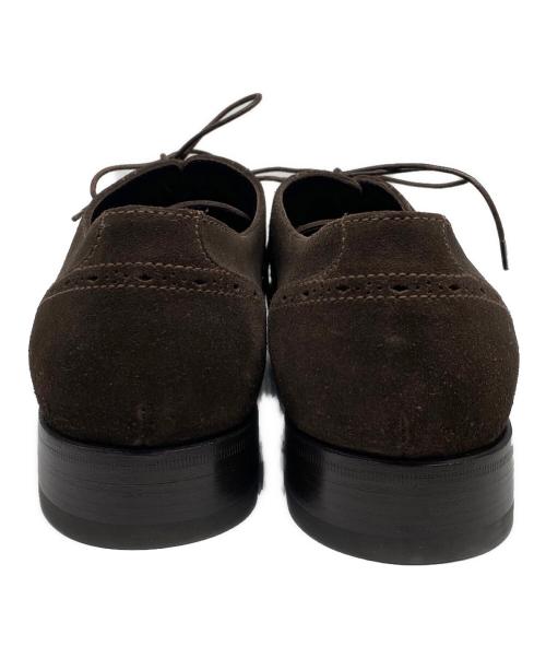 ERMENEGILDO ZEGNA（エルメネジルド・ゼニア）ERMENEGILDO ZEGNA (エルメネジルド・ゼニア) スウェードウィングチップシューズ ブラウン サイズ:7の古着・服飾アイテム