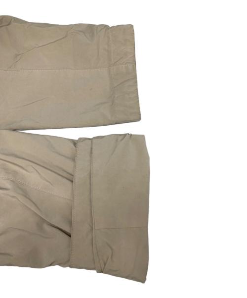 GALERIE VIE（ギャルリーヴィー）GALERIE VIE (ギャルリーヴィー) ガーメントダイタフタフーデコート ベージュ サイズ:36の古着・服飾アイテム