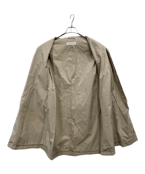 GALERIE VIE（ギャルリーヴィー）GALERIE VIE (ギャルリーヴィー) ガーメントダイタフタフーデコート ベージュ サイズ:36の古着・服飾アイテム