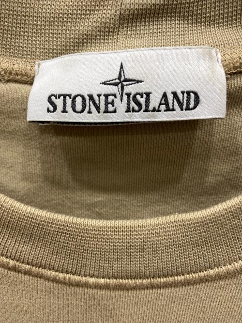 STONE ISLAND（ストーンアイランド）STONE ISLAND (ストーンアイランド) Sweat Shirt ベージュ サイズ:Mの古着・服飾アイテム