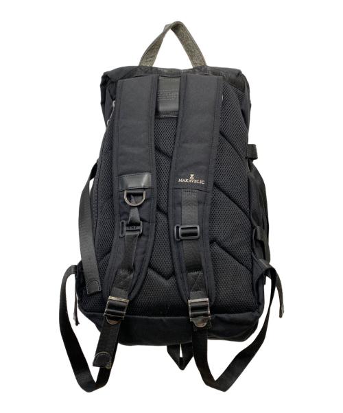 MAKAVELIC（マキャベリック）MAKAVELIC (マキャベリック) CHASE DOUBLE LINE BACKPACK ブラックの古着・服飾アイテム