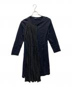 JIL SANDER NAVYジルサンダー ネイビー）の古着「切替ワンピース」｜ネイビー
