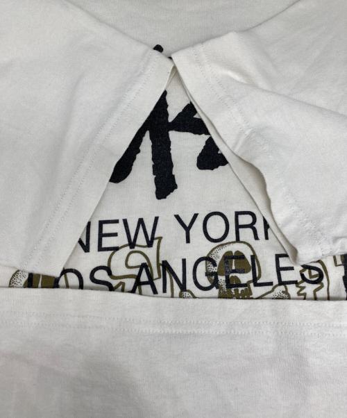 stussy（ステューシー）stussy (ステューシー) プリントTシャツ ホワイト サイズ:Sの古着・服飾アイテム