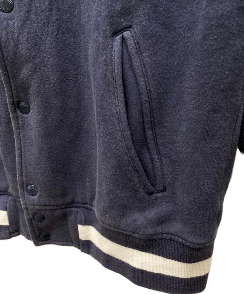 stussy（ステューシー）stussy (ステューシー) スウェットスタジャン ネイビー サイズ:Mの古着・服飾アイテム