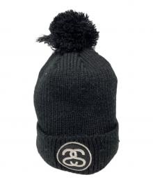 stussy（ステューシー）の古着「SS Link HO15 Pom Beanie」｜ブラック