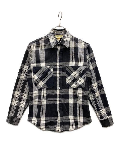 ST JOHN'S BAY（セントジョンズベイ）ST JOHN'S BAY (セントジョンズベイ) 80's～ チェックネルシャツ ブラック サイズ:Sの古着・服飾アイテム