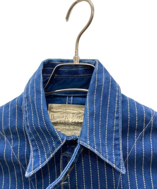 RRL（ダブルアールエル）RRL (ダブルアールエル) WABASH STRIPE RAILROAD JACKET インディゴ サイズ:ＸＳの古着・服飾アイテム