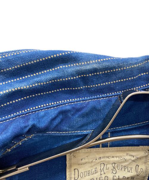 RRL（ダブルアールエル）RRL (ダブルアールエル) WABASH STRIPE RAILROAD JACKET インディゴ サイズ:ＸＳの古着・服飾アイテム