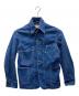 RRL（ダブルアールエル）の古着「WABASH STRIPE RAILROAD JACKET」｜インディゴ