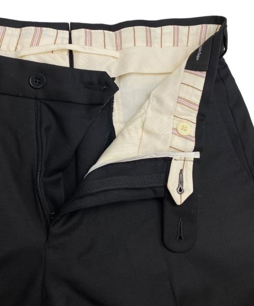ERMENEGILDO ZEGNA（エルメネジルド・ゼニア）Ermenegildo Zegna (エルメネジルド・ゼニア) スラックス ブラック サイズ:46の古着・服飾アイテム