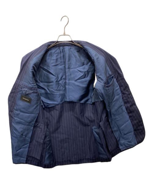 ERMENEGILDO ZEGNA（エルメネジルド・ゼニア）Ermenegildo Zegna (エルメネジルド・ゼニア) セットアップスーツ ネイビー サイズ:46の古着・服飾アイテム