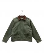 BACKERSバッカーズ）の古着「ダックワークジャケット」｜グリーン