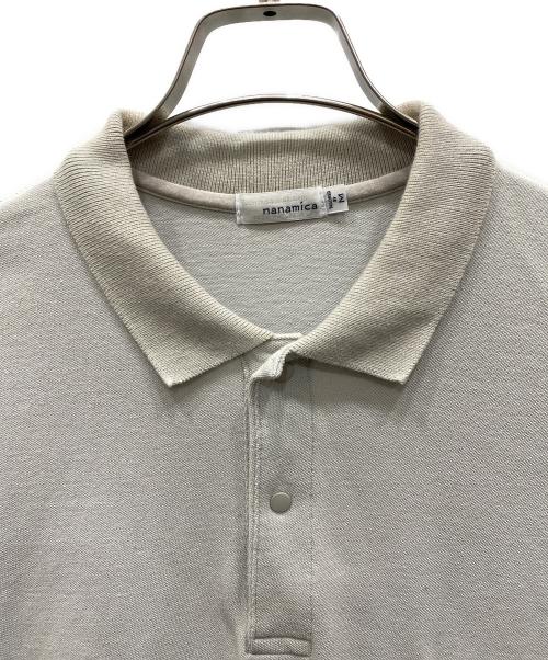 nanamica（ナナミカ）nanamica (ナナミカ) ポロシャツ グレー サイズ:Mの古着・服飾アイテム