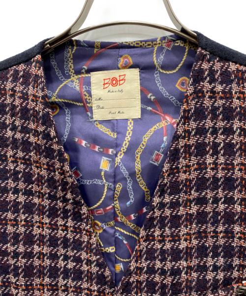 Bob（ボブ）BOB (ボブ) ジレ パープル サイズ:46の古着・服飾アイテム