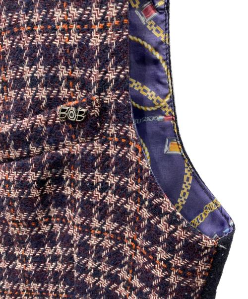Bob（ボブ）BOB (ボブ) ジレ パープル サイズ:46の古着・服飾アイテム